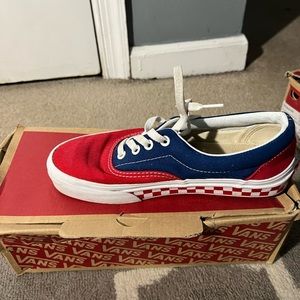 Red & Blue Checkered Vans